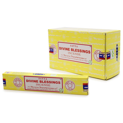 Encens Satya Divine Blessing - Bâtonnets Indiens 15g – photo 2