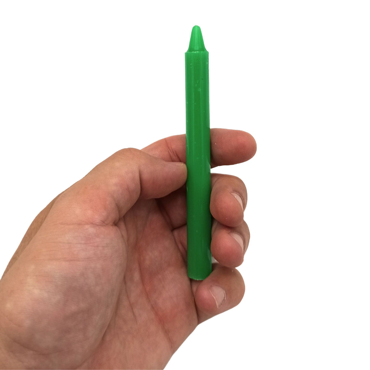Bougies Rituelles Vertes — Chakra du Cœur — Boîte de 12 - photo 3