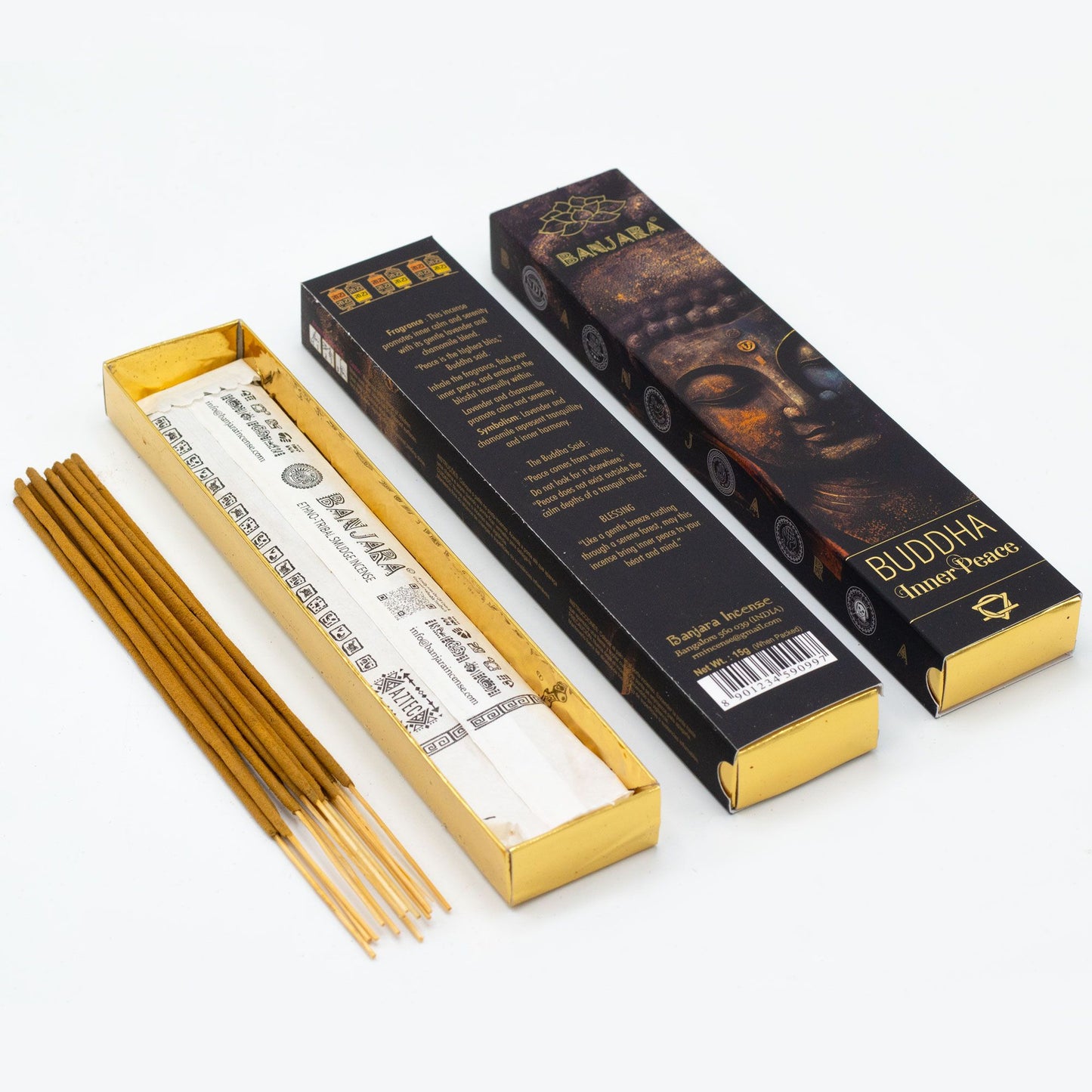 Encens Banjara Bouddha 6 Parfums - Coffret Cadeau – photo 2