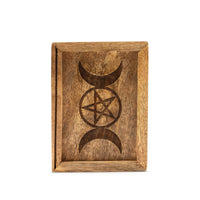 Coffret Tarot Bois de Manguier — Petit Format – photo 2