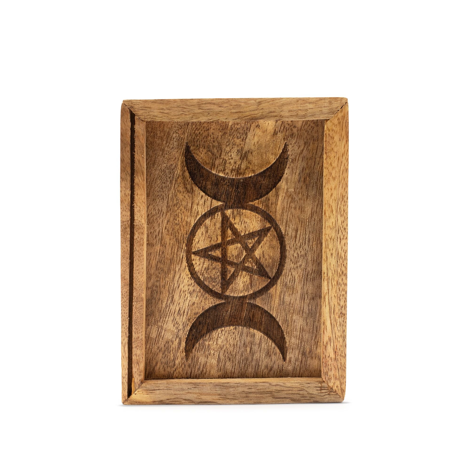 Coffret Tarot Bois de Manguier — Petit Format – photo 2