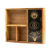 Coffret Tarot Bois de Manguier 4 Compartiments & Porte-Cartes