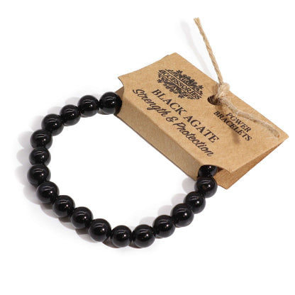 Bracelet d'énergie - Agate Noire