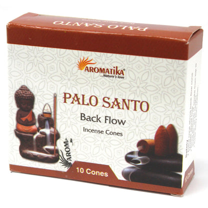 Encens Palo Santo Backflow - Cônes Purification Sacrée