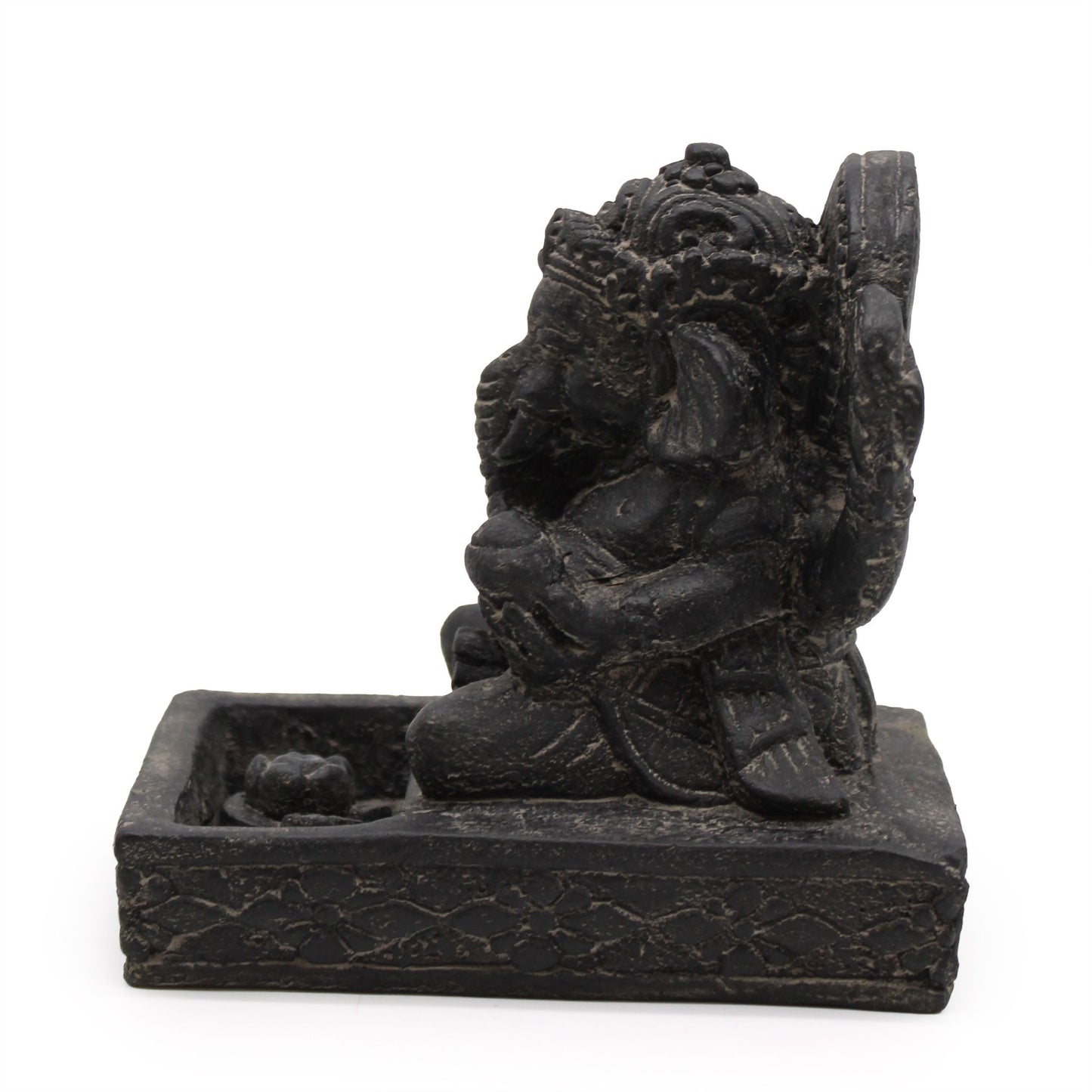 Porte-Encens Ganesh Feng Shui - Finition Noire Antique – photo 3