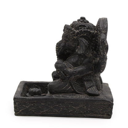 Porte-Encens Ganesh Feng Shui - Finition Noire Antique – photo 3