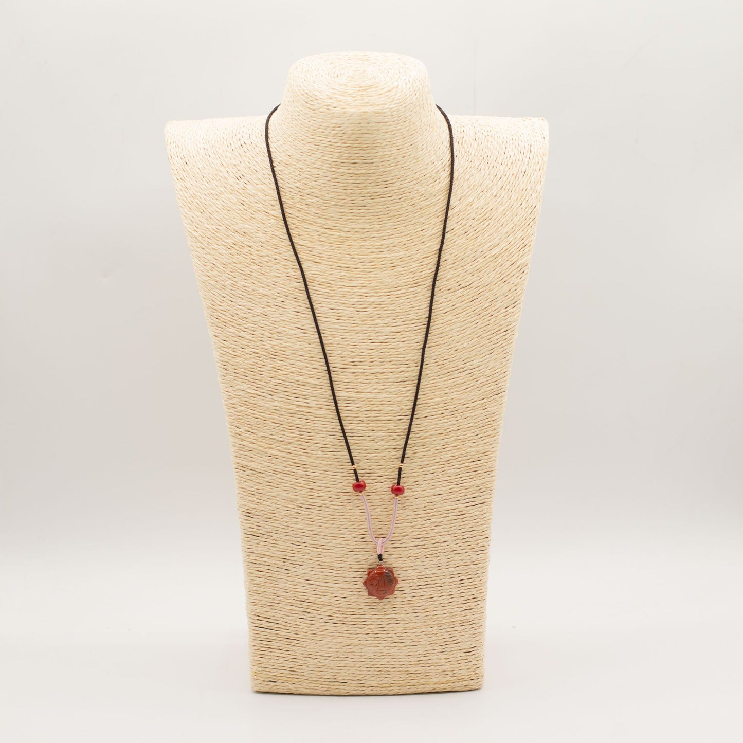 Pendentif sur cordon - Cornaline - photo 2