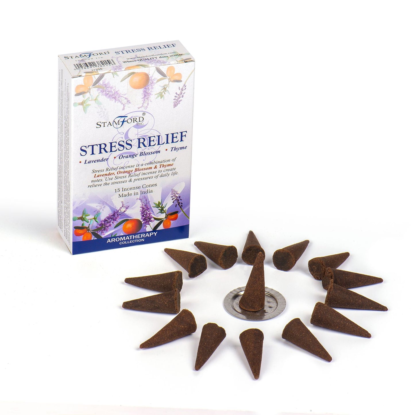 Cônes d'Encens Anti-Stress - Stamford Premium 15 Pièces – photo 2
