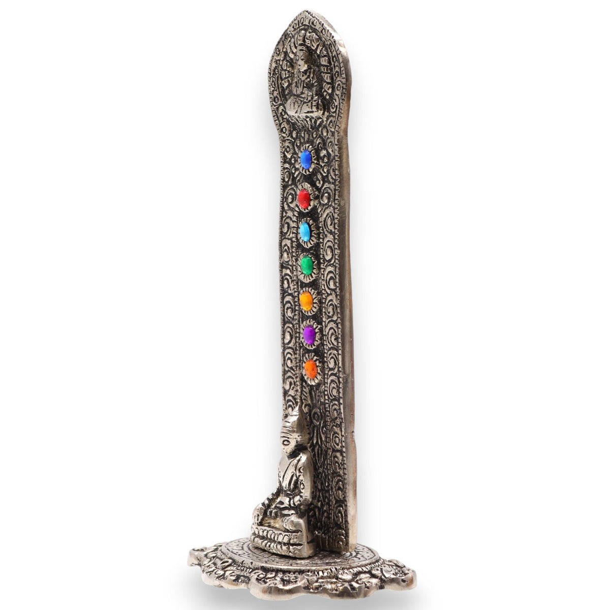 Porte-Encens Bouddha Chakras 16cm - Méditation & Purification – photo 2