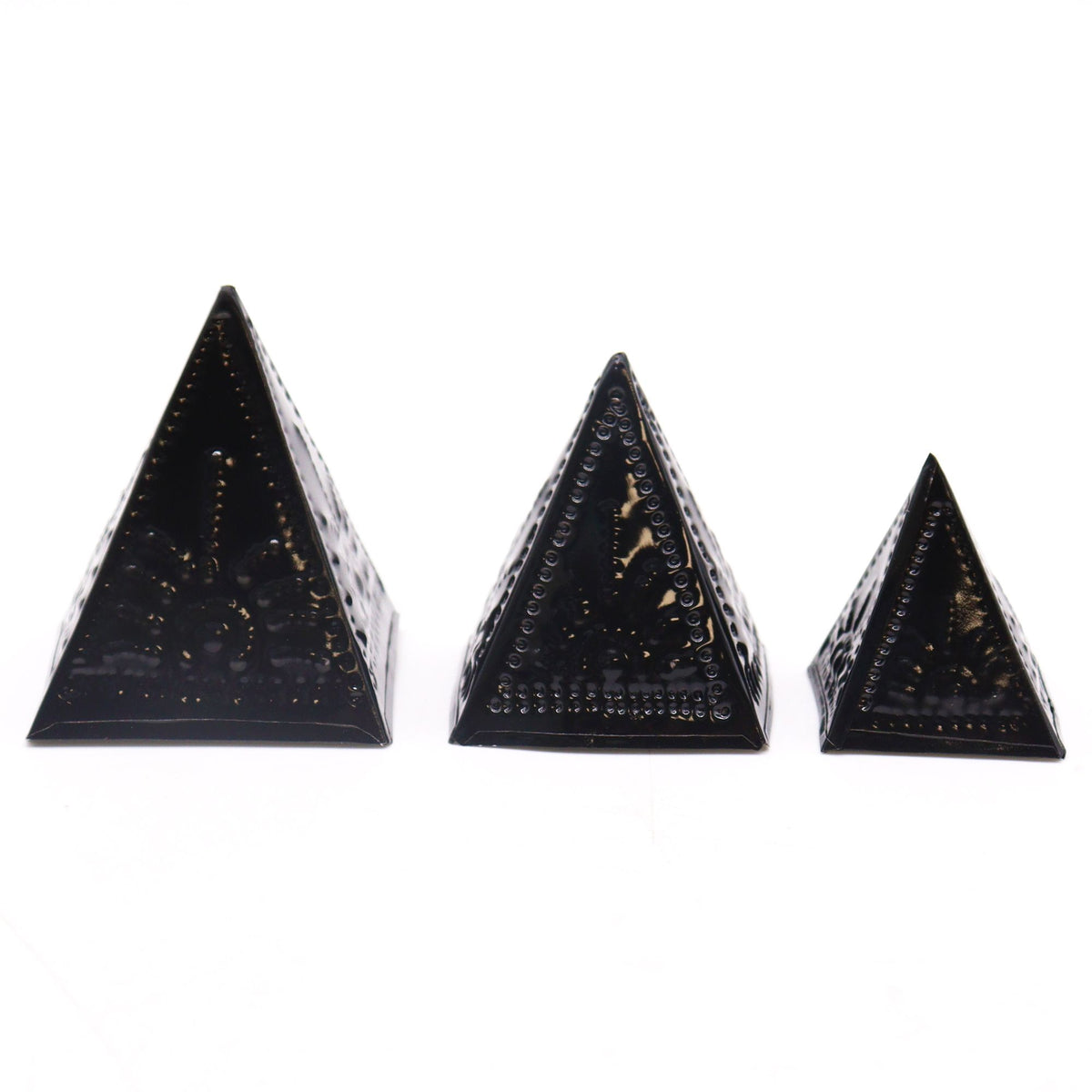 Moules à Encens en Poudre — Pyramide en Métal — Lot de 3 - photo 3
