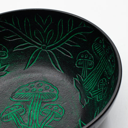 Bol Chantant en Aluminium — Champignons Magiques — Vert — 20 cm - photo 2