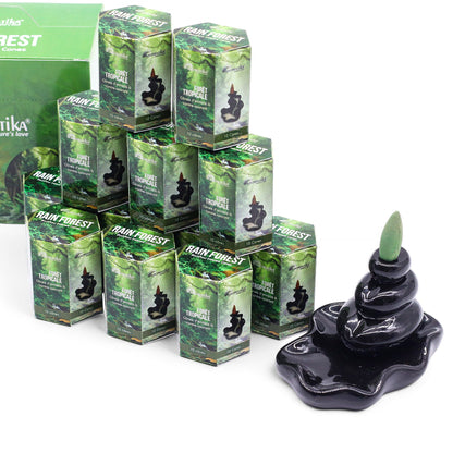 Encens Refoulant Forêt Tropicale - Lot 10 Cônes Masala – photo 6