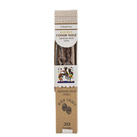 30g Golden Cedar Sage Smudging Resin Sticks (6s)