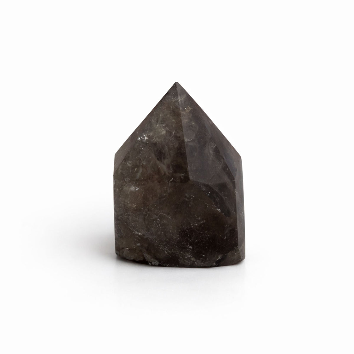 Pointe polie en Quartz fumé (lot de 5 à 6 pièces)