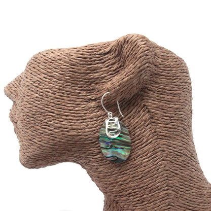 Boucles d'Oreilles Abalone & Argent 925 - Tong Nacre Bali – photo 4