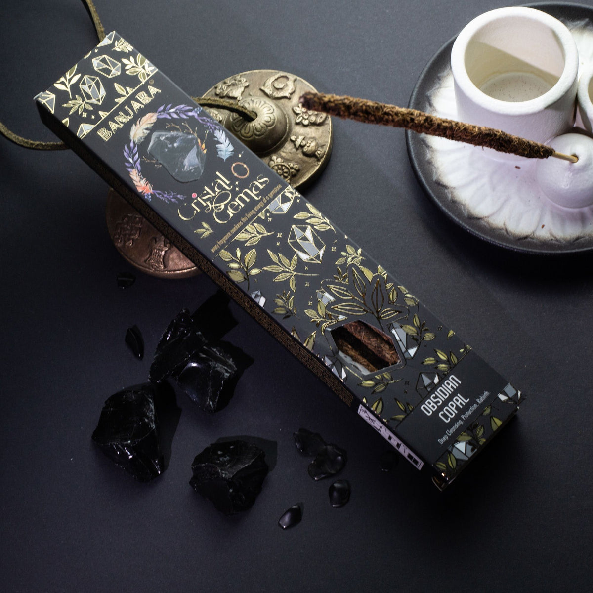 Encens Banjara Cristal Gemas — Obsidienne Copal - photo 4