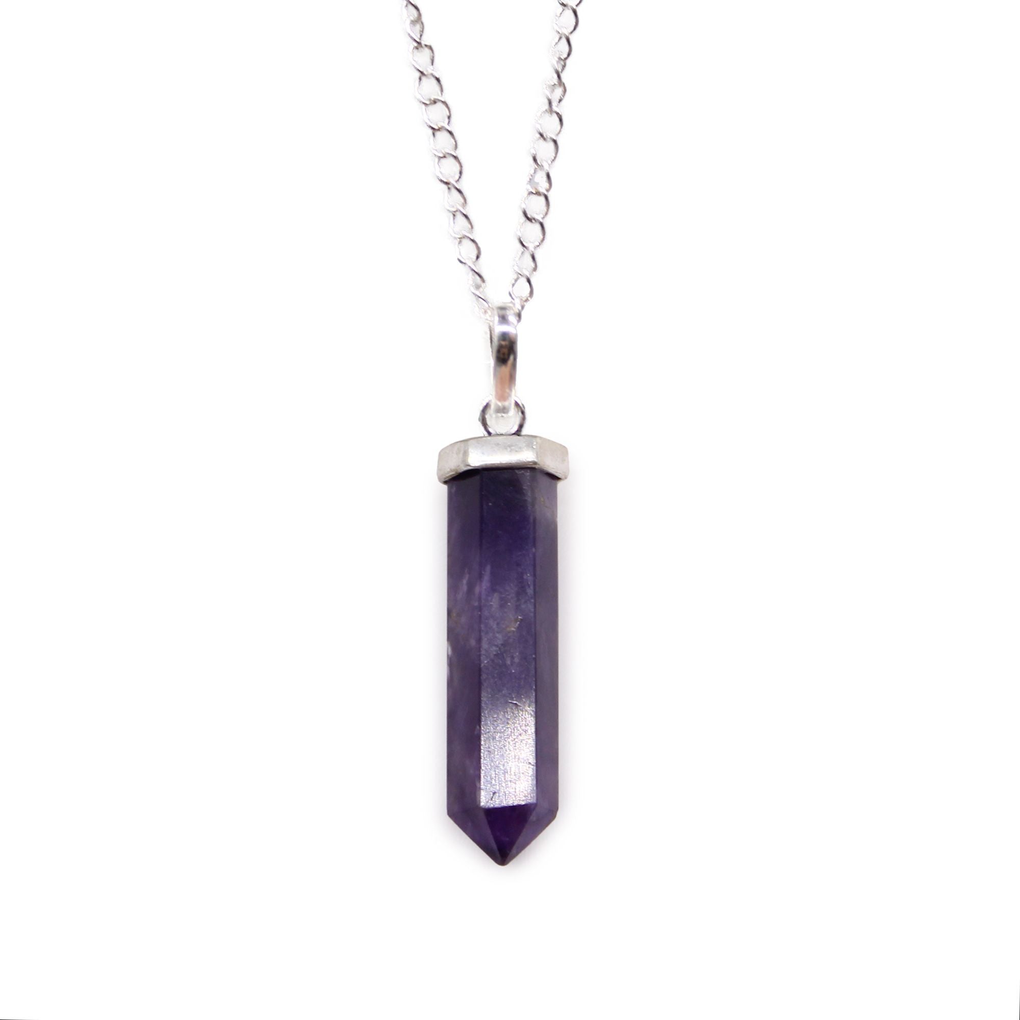 Pendentif Améthyste Pointe - Anti-Stress & Sommeil