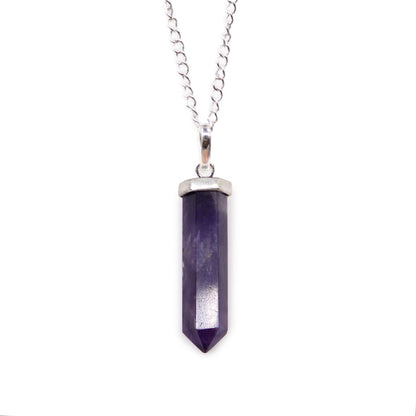 Pendentif Améthyste Pointe - Anti-Stress & Sommeil