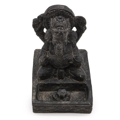Porte-Encens Ganesh Feng Shui - Finition Noire Antique – photo 4