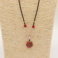 Pendentif sur cordon - Cornaline - photo 3