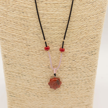 Pendentif sur cordon - Cornaline - photo 3