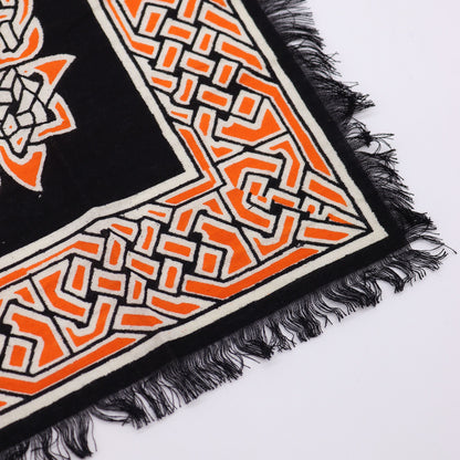 Tapis d'Autel à Franges — Terre Mère — 50 × 50 cm - photo 2
