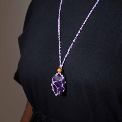Cordon pour pendentif 45 cm - purple - photo 5