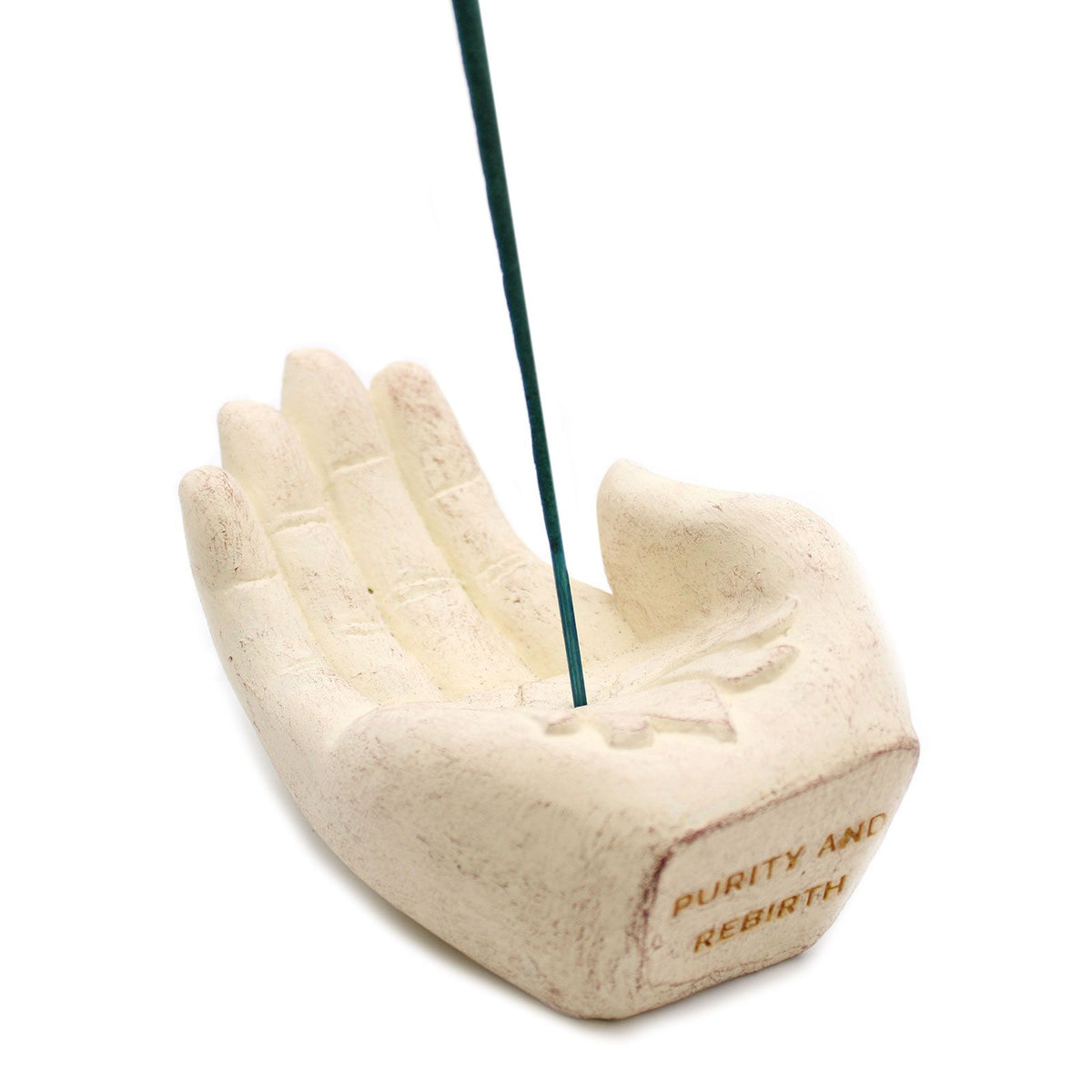 Brûleur d'Encens Lotus Blanc - Porte-Encens Artisan – photo 6