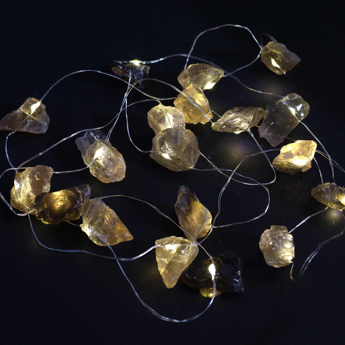 Guirlande Lumineuse en Citrine Brute — USB — 227 cm - photo 5