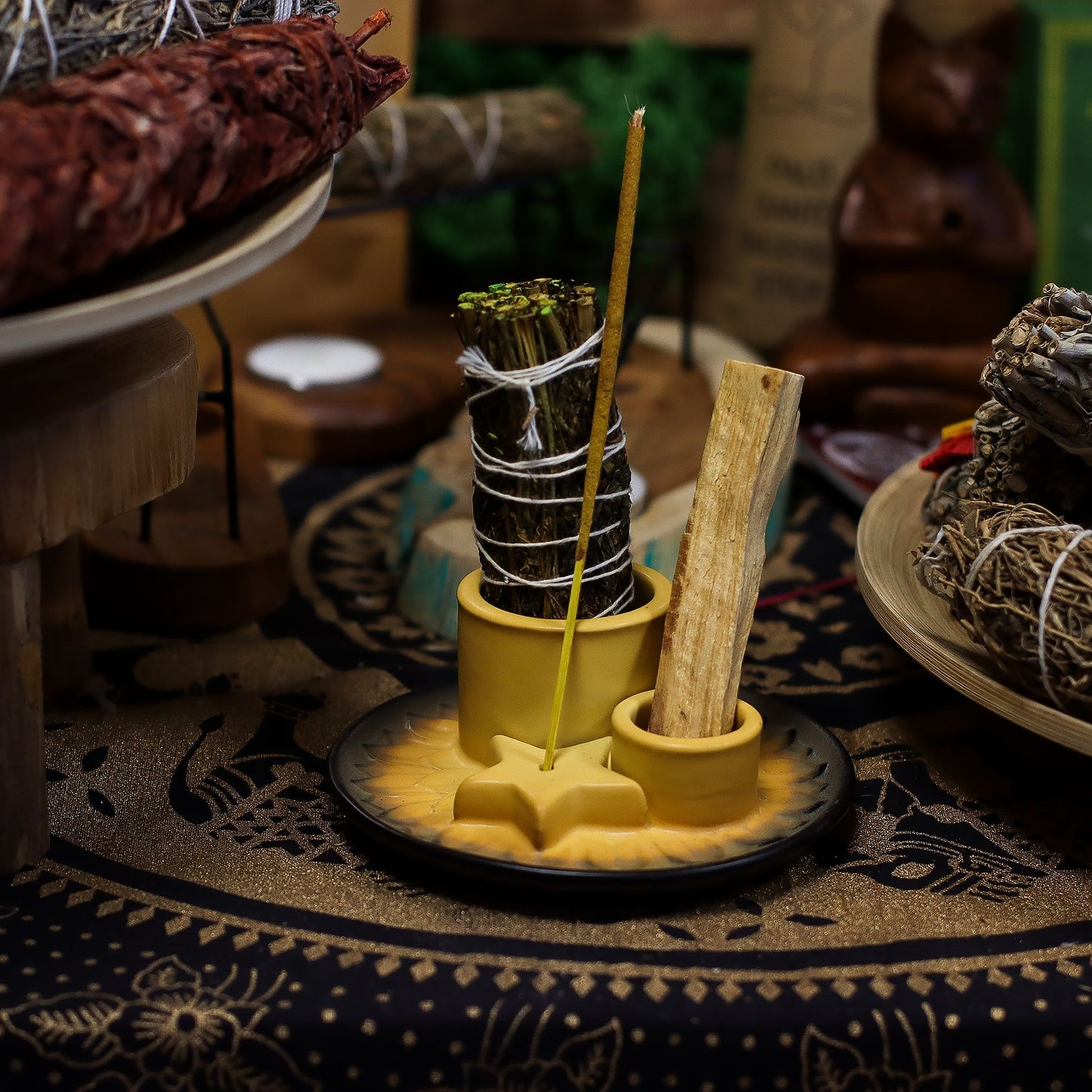 Porte-Bâton Palo Santo en Céramique - Support Purification – photo 8