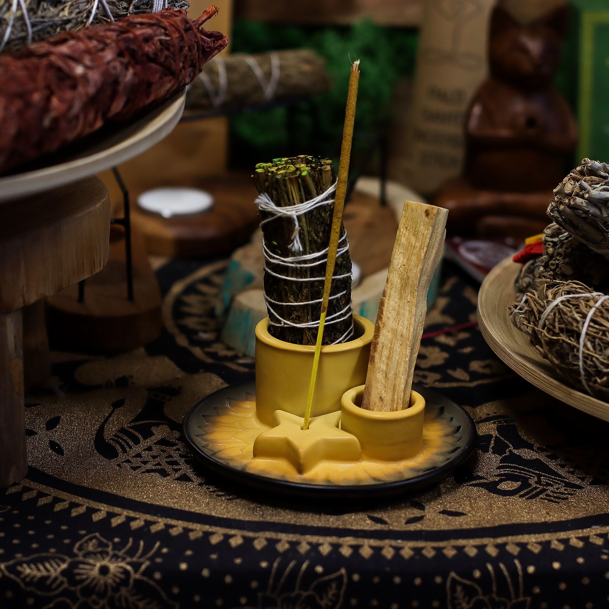 Porte-Bâton Palo Santo en Céramique - Support Purification – photo 8