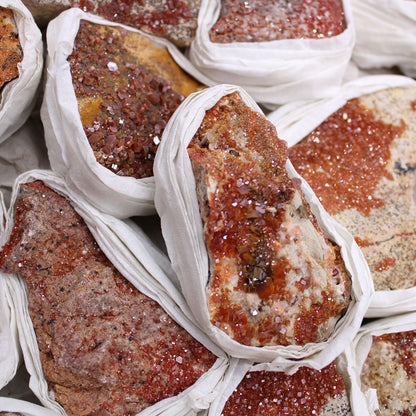 Vanadinite Naturelle - Lot 20 Spécimens Rouges - photo 4