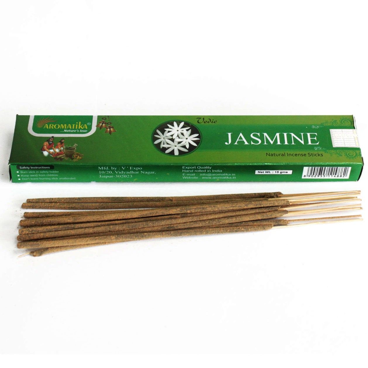 Encens Jasmin Vedic - Amour & Bien-Être 20min