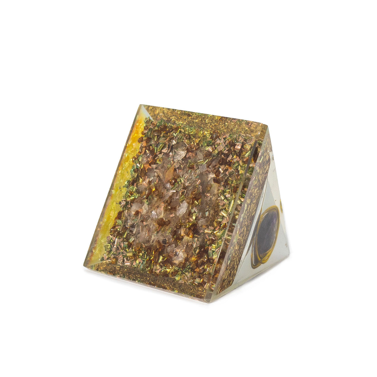 Pyramide Orgonite Améthyste 7x6cm - Protection & Harmonie – photo 4