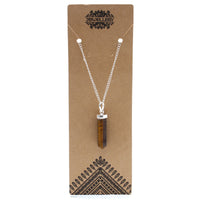 Gemstone Classic Point Pendant - Tiger Eye - photo 4