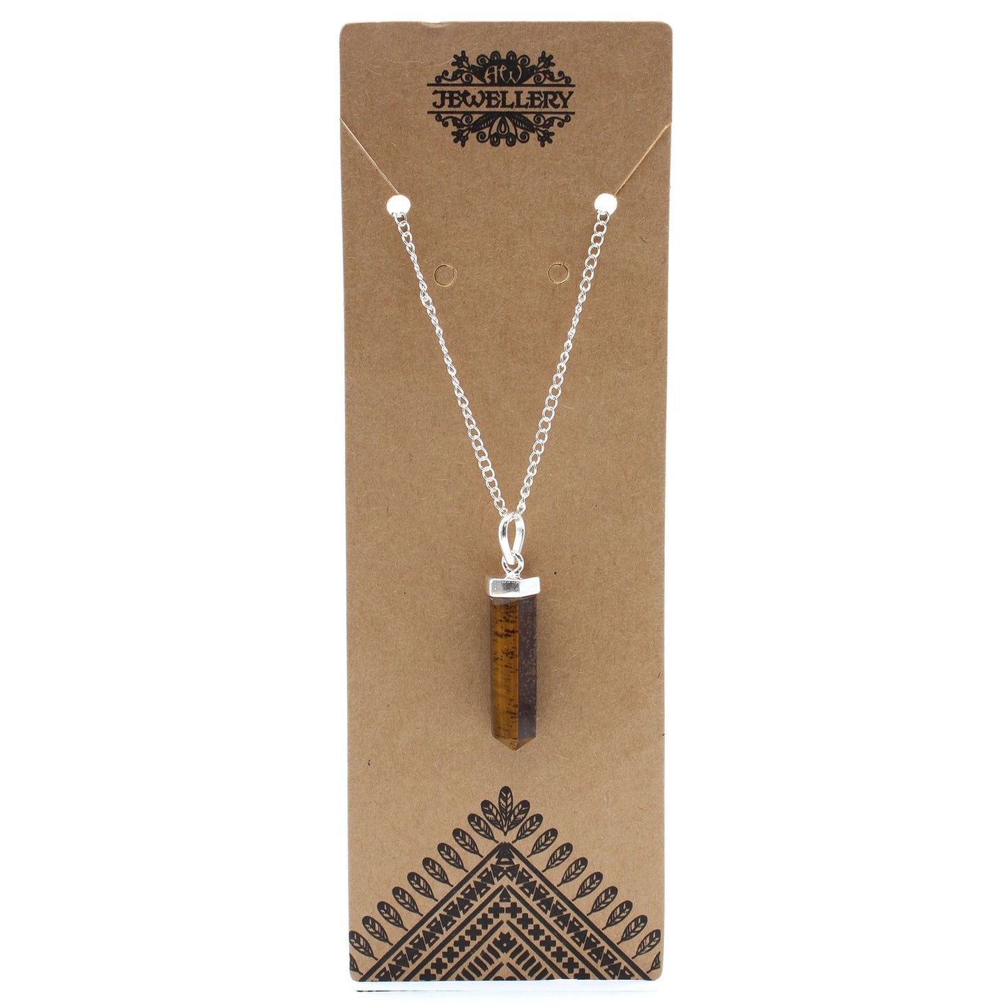 Gemstone Classic Point Pendant - Tiger Eye - photo 4