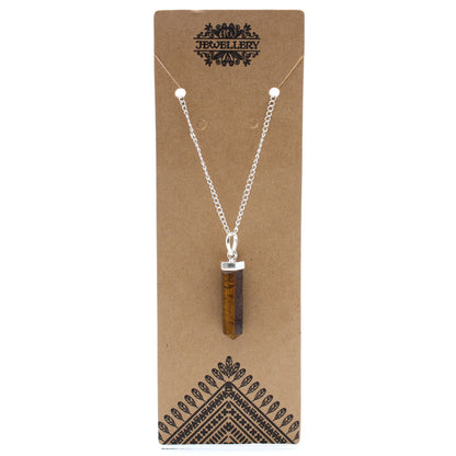 Pendentif Pointe classique - Œil de Tigre – photo 2
