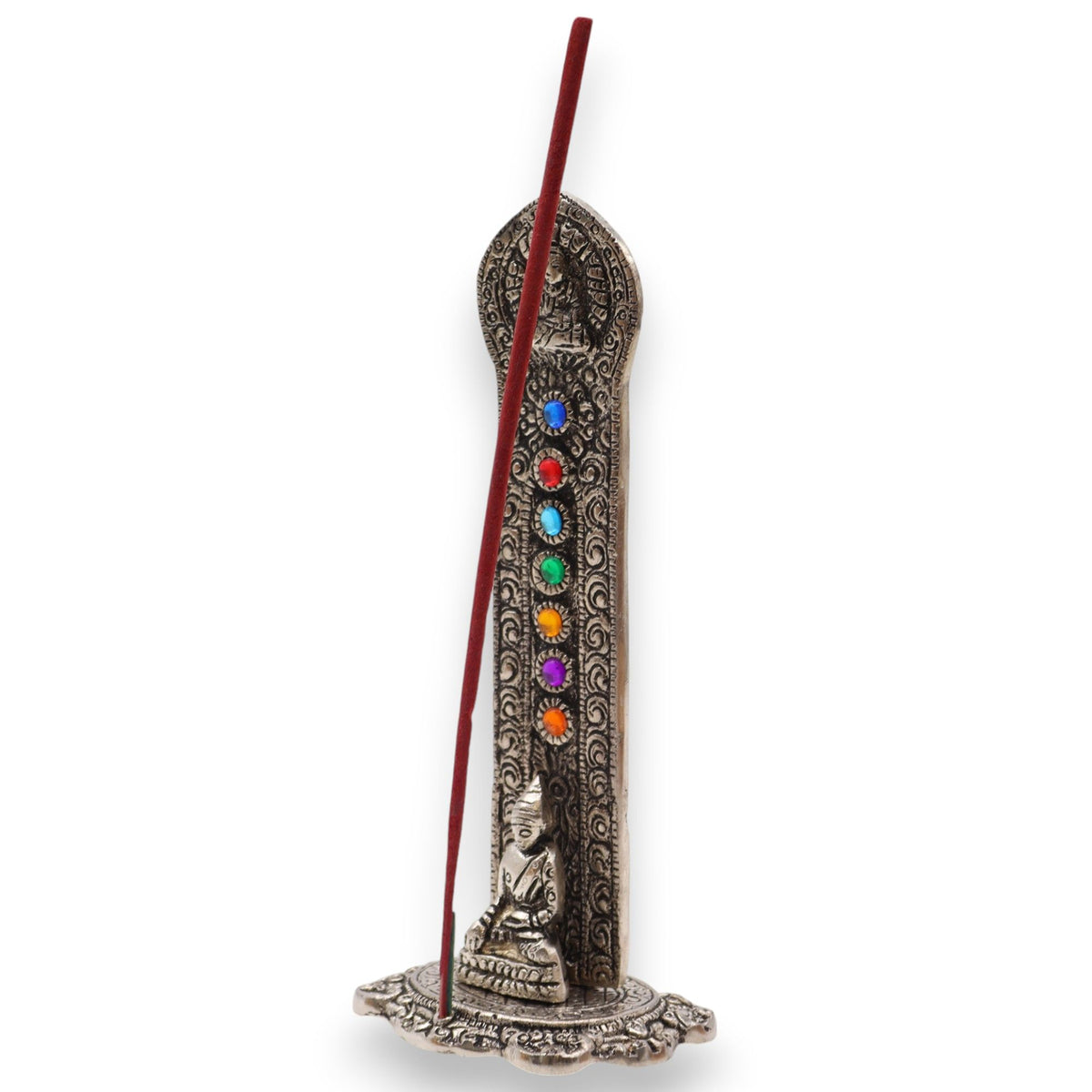 Porte-Encens Bouddha Chakras 16cm - Méditation & Purification – photo 4