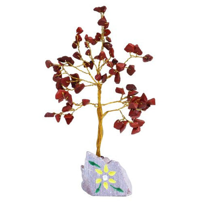 Arbre de Cristal Jaspe Rouge - Ancrage & Vitalité