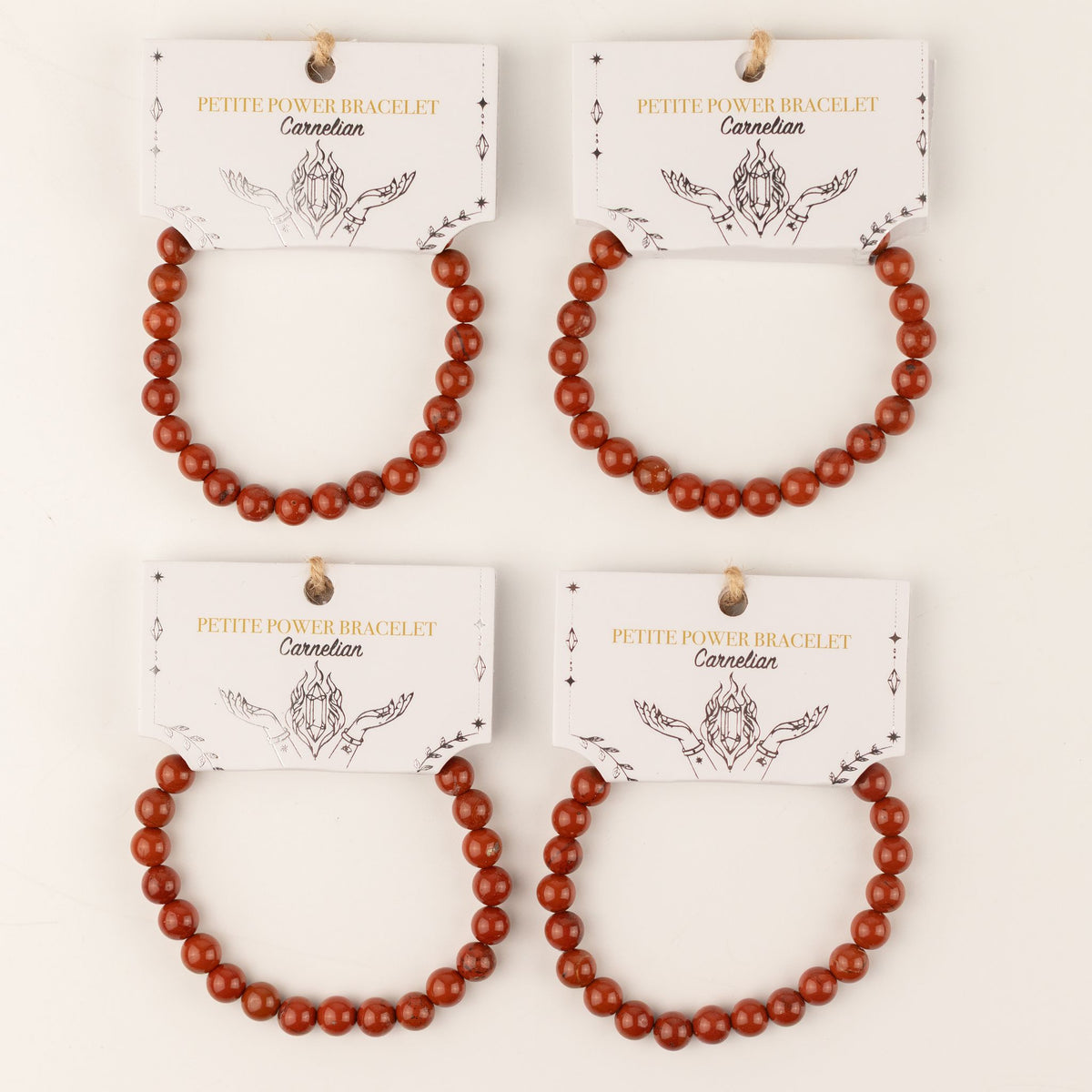 Bracelet Jaspe Rouge — Perles 6 mm — 17 cm - photo 7