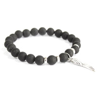 Bracelet boho - Angel Wing / Black Agate - photo 2
