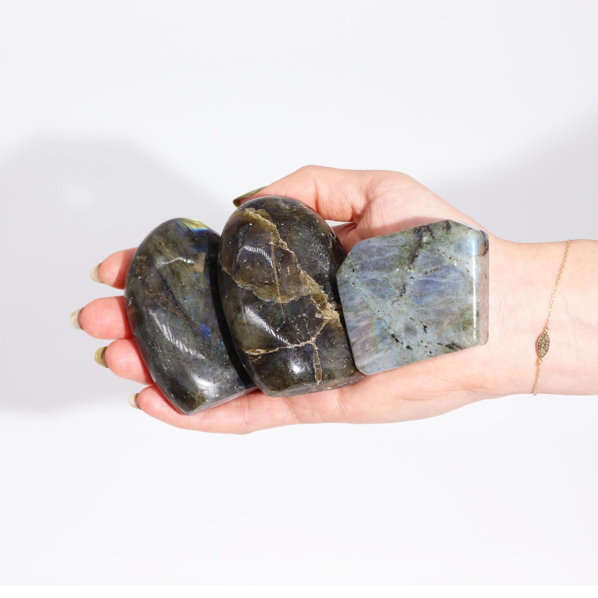 Madagascar Labradorite Tomb Stones (approx 80-168g 40-60mm)