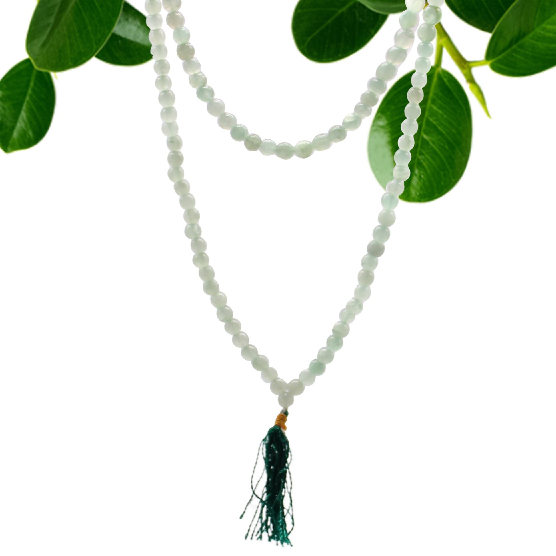 Mala bouddhiste 108 perles - Aventurine Verte - photo 4