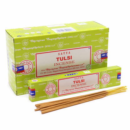 Encens Tulsi Satya 15g - Purification & Énergie Positive – photo 2