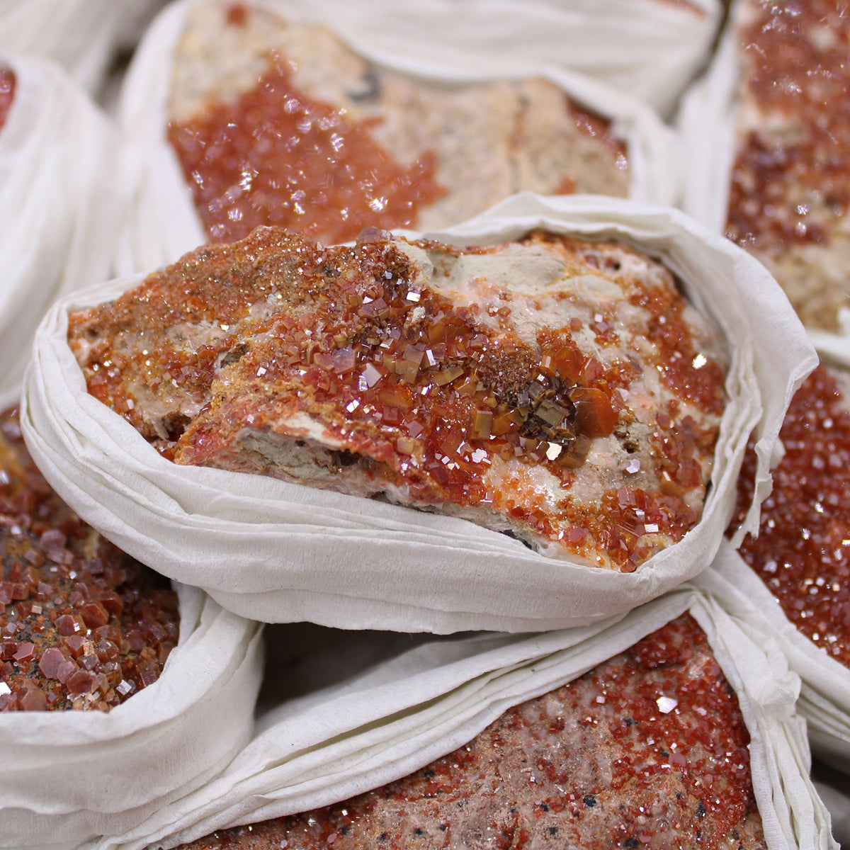 Vanadinite Naturelle - Lot 20 Spécimens Rouges - photo 5