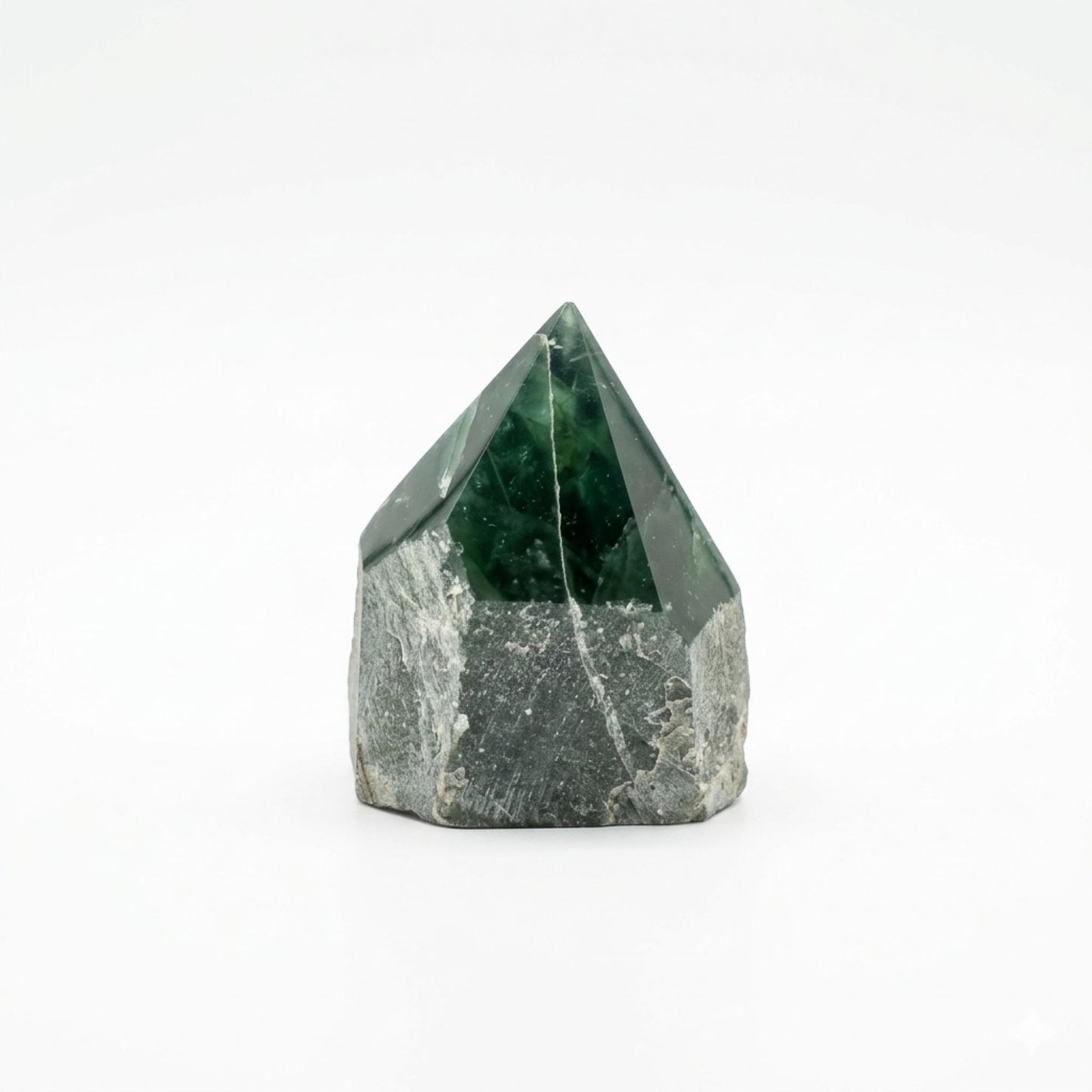 Pointe polie en Aventurine verte (lot de 5 à 6 pièces)