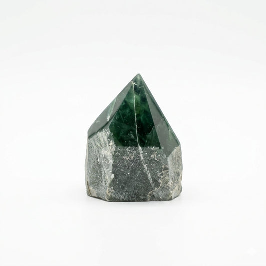 Pointe polie en Aventurine verte (lot de 5 à 6 pièces)