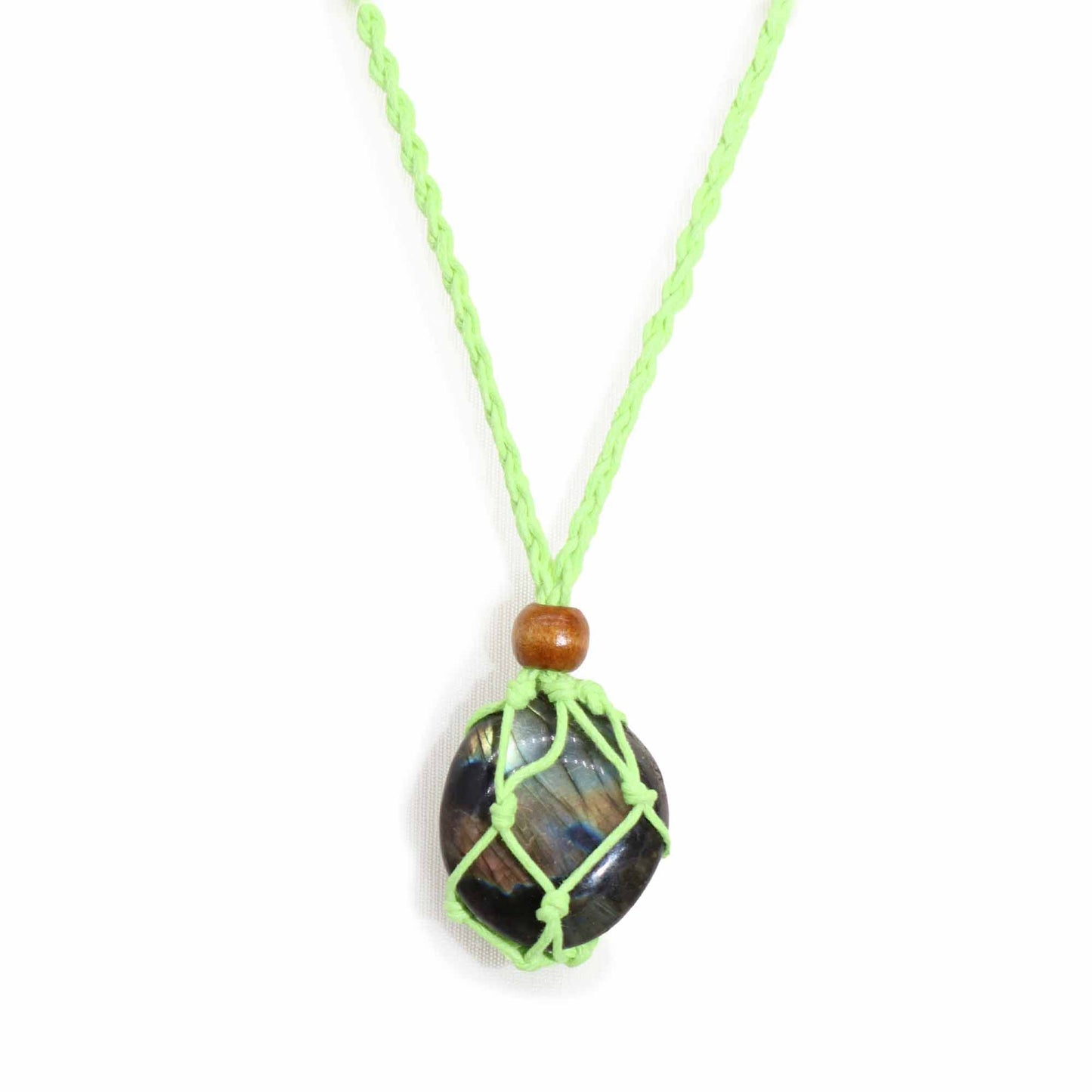 Cordon pour pendentif 45 cm - green