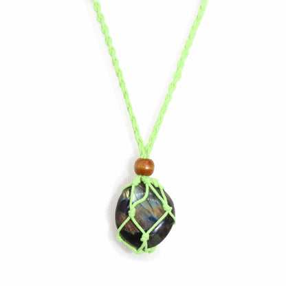 Cordon pour pendentif 45 cm - green