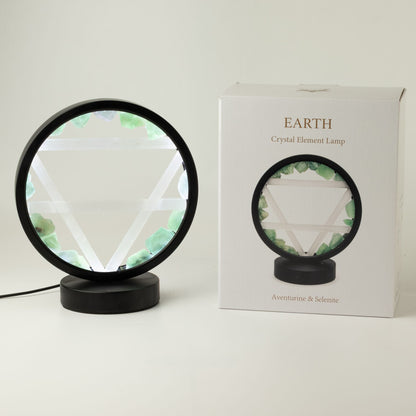 Lampe Halo Aventurine & Sélénite — Terre - photo 2